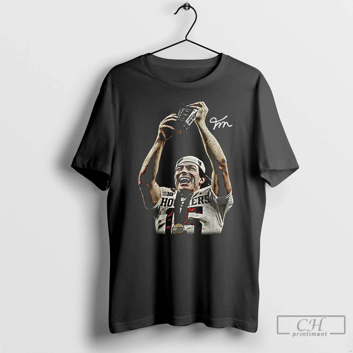 Premium Fernando Mendoza Mvp Vintage Heisman Graphic - Adult & Kids T-Shirts, Sweatshirts & Hoodies apparel design preview 1