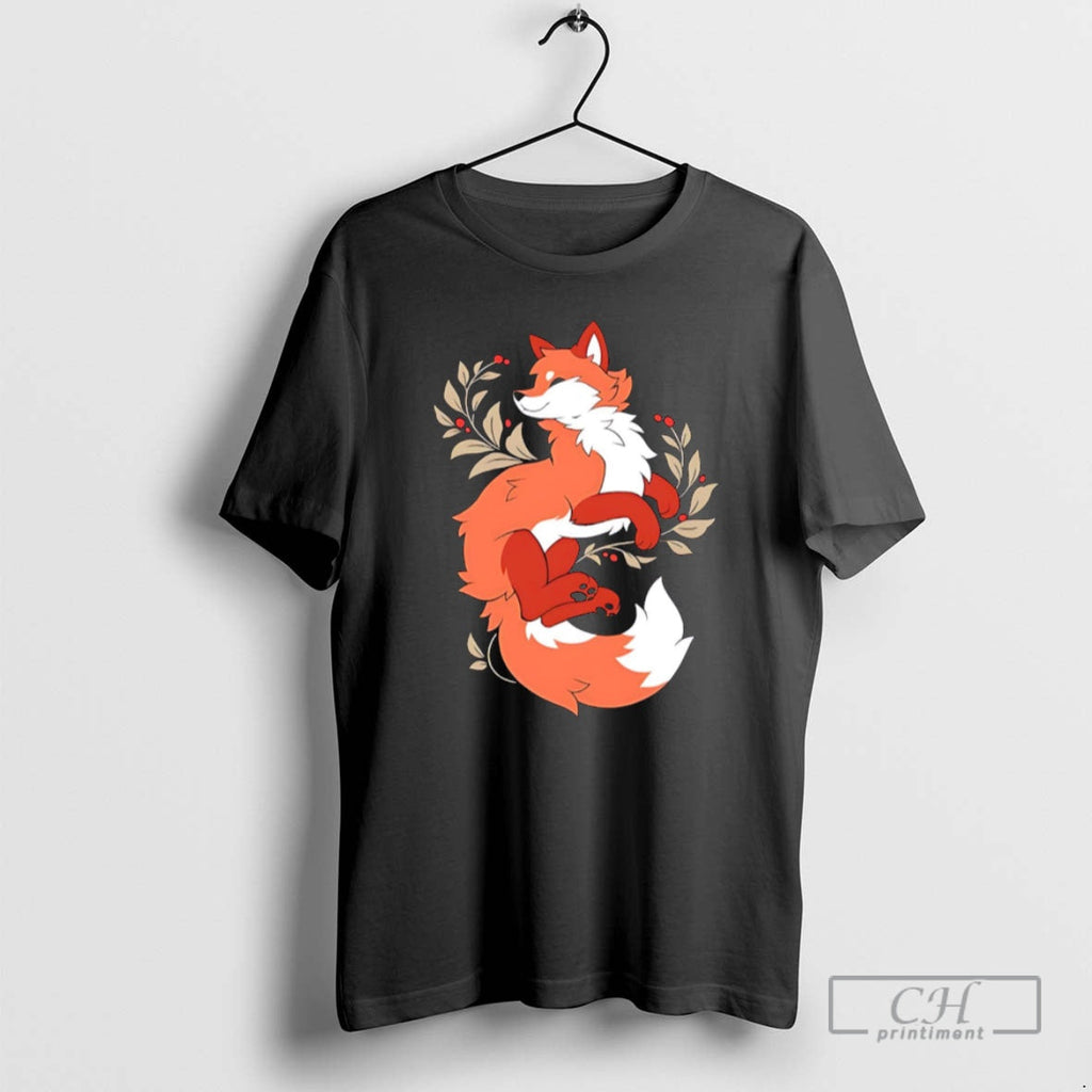 Premium Fox Red Cartoon Style Sweater - Adult & Kids T-Shirts, Sweatshirts & Hoodies apparel design preview 1