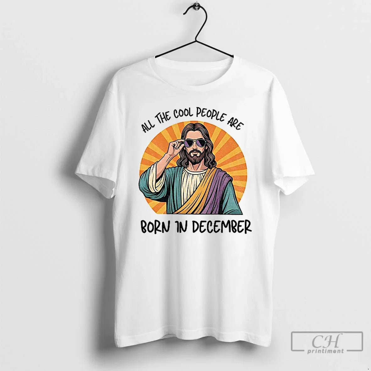 Premium Funny Jesus Christmas All The Cool People Are - Adult & Kids T-Shirts, Sweatshirts & Hoodies apparel design preview 1