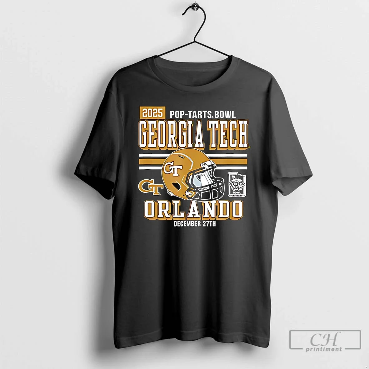 Premium Georgia Tech Yellow Jackets Pop Tarts Bowl - Adult & Kids T-Shirts, Sweatshirts & Hoodies apparel design preview 1