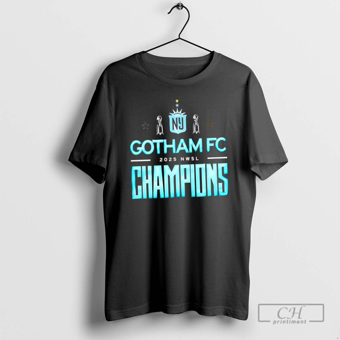 Premium Gotham Fc 2025 Nwsl Champions Sweater - Adult & Kids T-Shirts, Sweatshirts & Hoodies apparel design preview 1