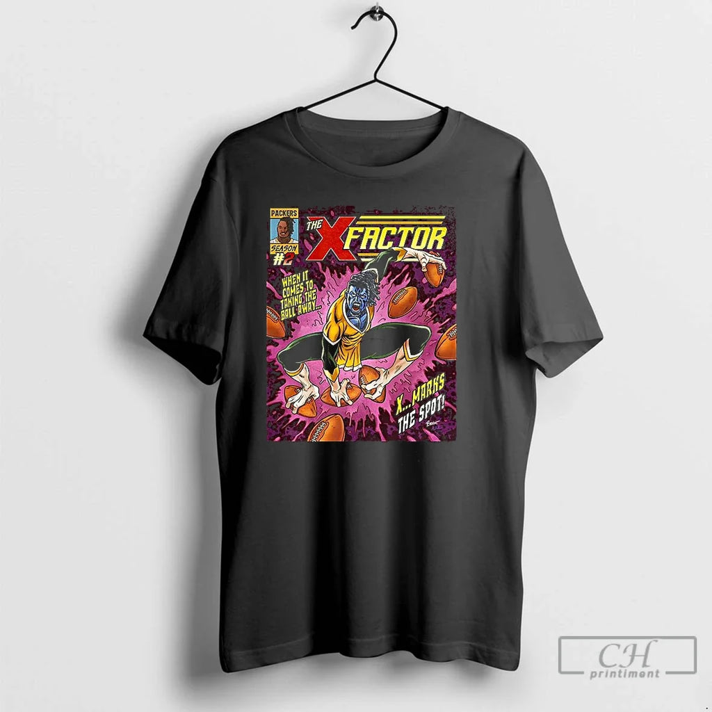 Premium Green Bay Packers The X Factor - Adult & Kids T-Shirts, Sweatshirts & Hoodies apparel design preview 1