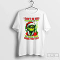 Premium Grinch Christmas I Cant Be Held Responsible - Adult & Kids T-Shirts, Sweatshirts & Hoodies apparel design preview 1