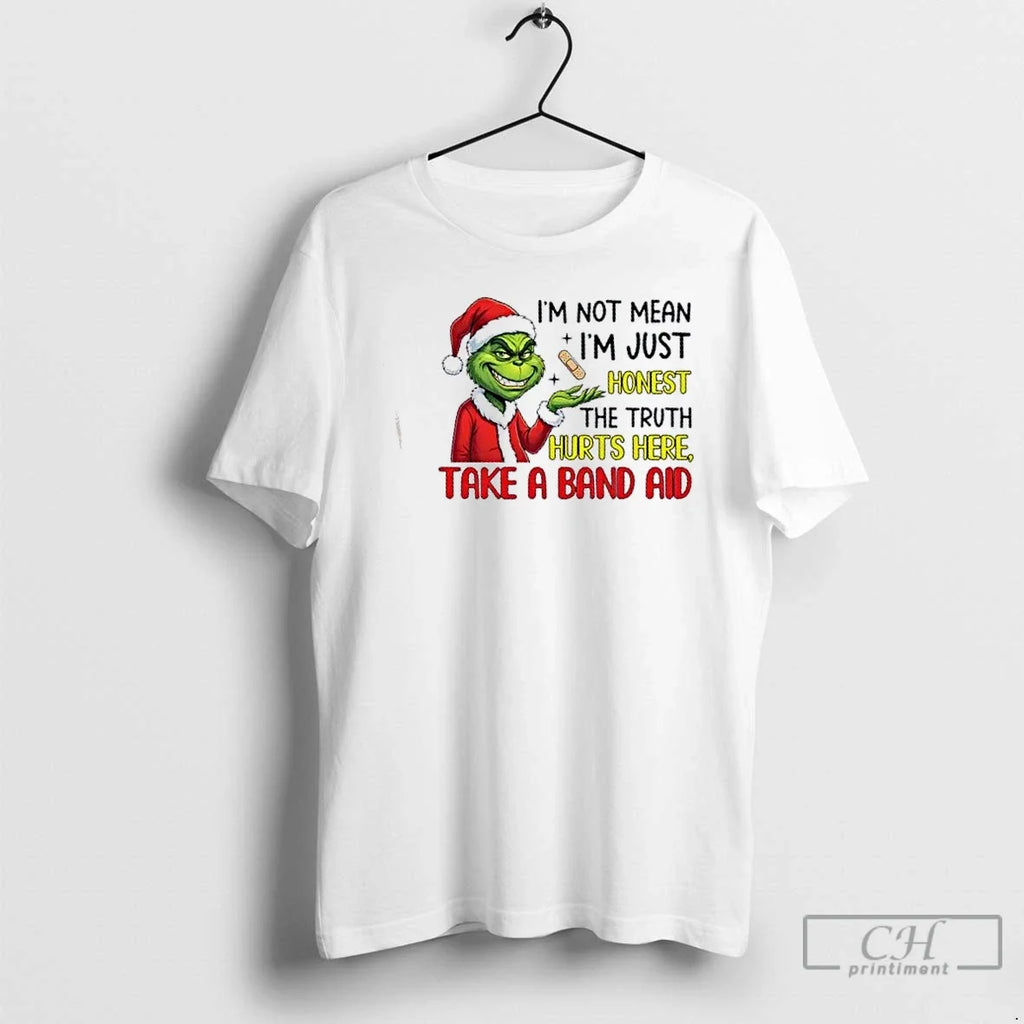 Premium Grinch Im Not Mean Just Honest The Truth - Adult & Kids T-Shirts, Sweatshirts & Hoodies apparel design preview 1