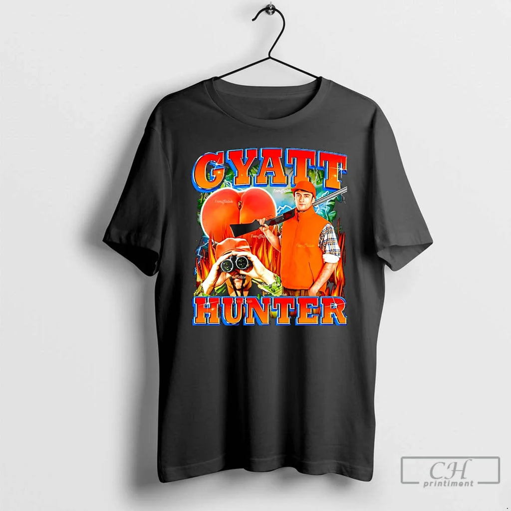 Premium Gyatt Hunter Peach Graphic Christmas - Adult & Kids T-Shirts, Sweatshirts & Hoodies apparel design preview 1