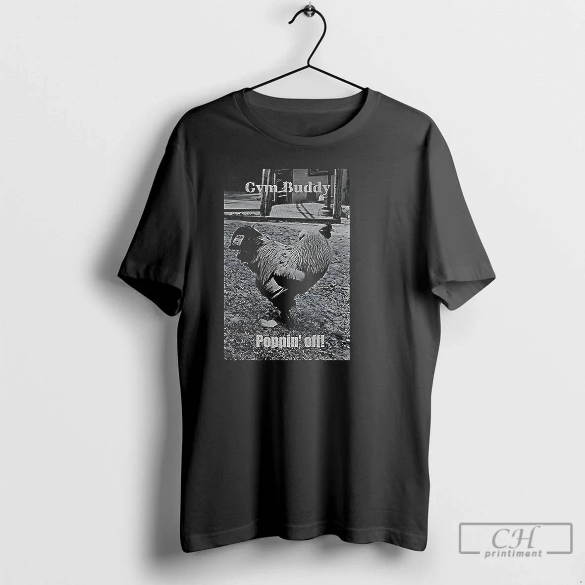 Premium Gym Buddy Poppin Off - Adult & Kids T-Shirts, Sweatshirts & Hoodies apparel design preview 1