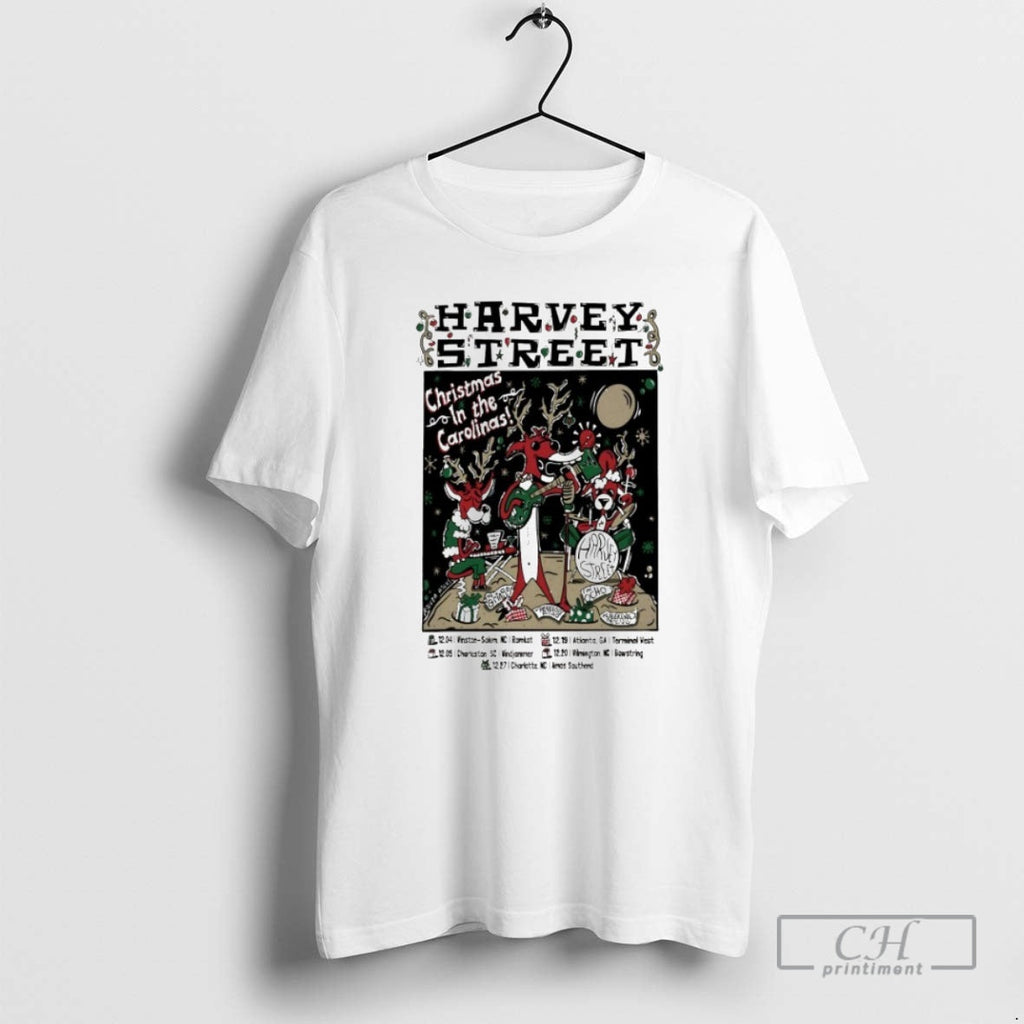 Premium Harvey Street 2026 Christmas In The Carolinas - Adult & Kids T-Shirts, Sweatshirts & Hoodies apparel design preview 1