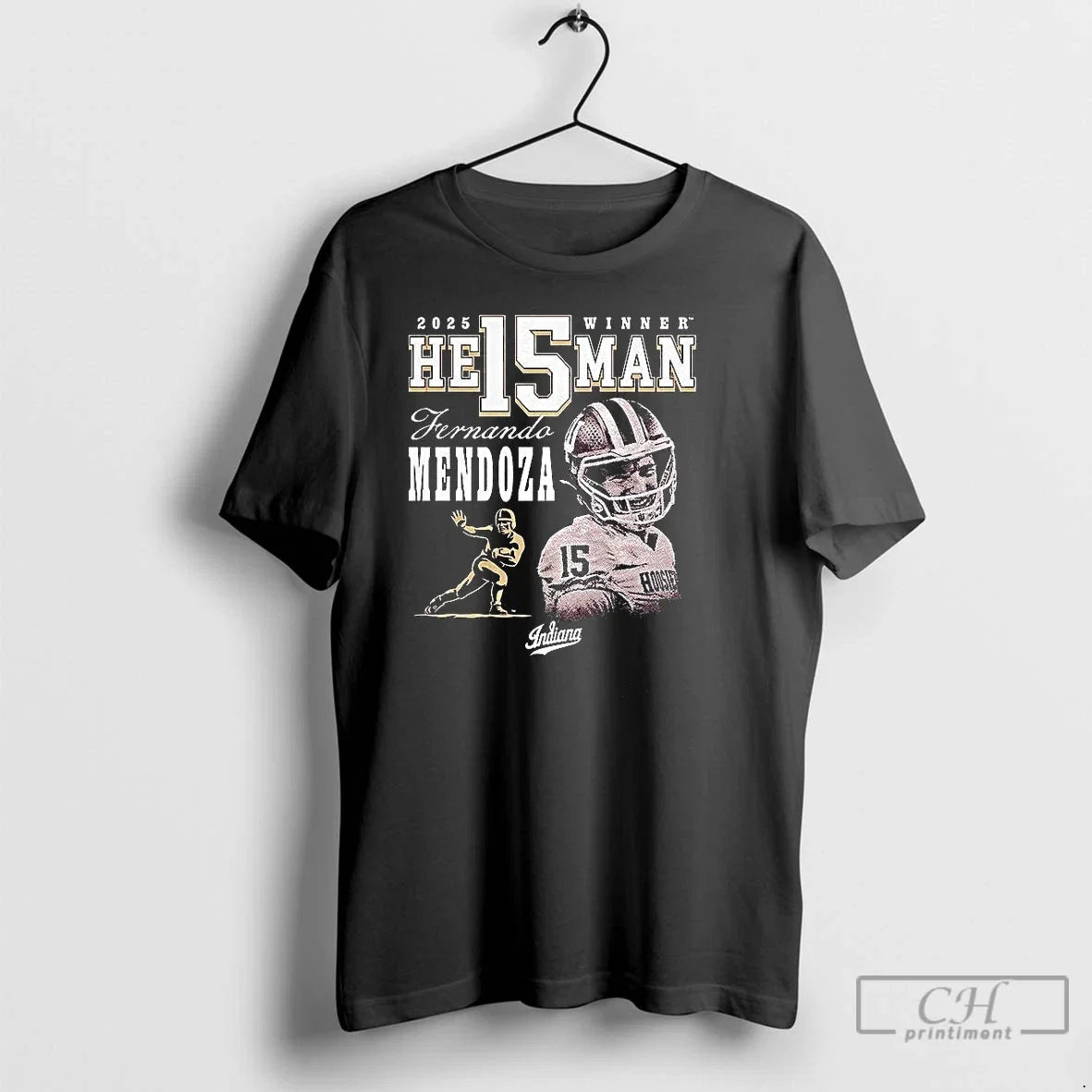 Premium Heisman Winner 2025 Fernando Mendoza - Adult & Kids T-Shirts, Sweatshirts & Hoodies apparel design preview 1