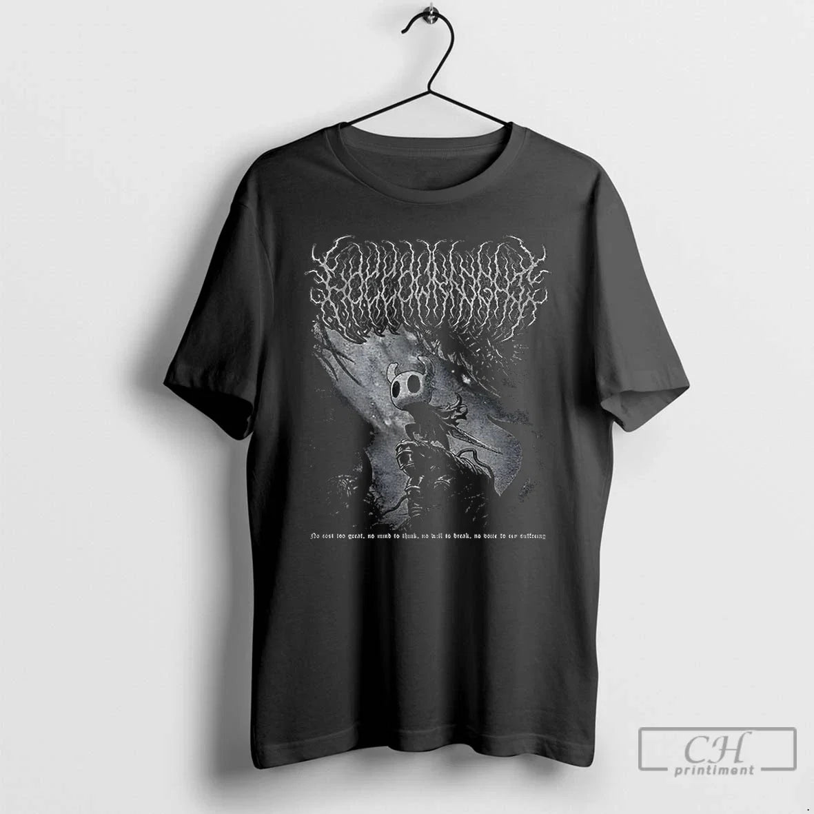 Premium Hollow Knight Metal No Cost To Great Mind - Adult & Kids T-Shirts, Sweatshirts & Hoodies apparel design preview 1