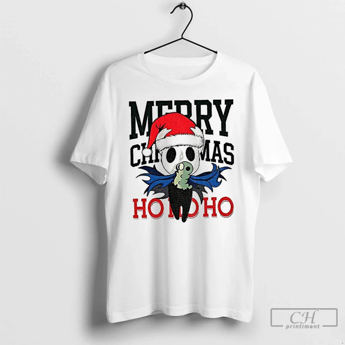 Premium Hollow Knight Ringer Merry Christmas Ho - Adult & Kids T-Shirts, Sweatshirts & Hoodies apparel design preview 1