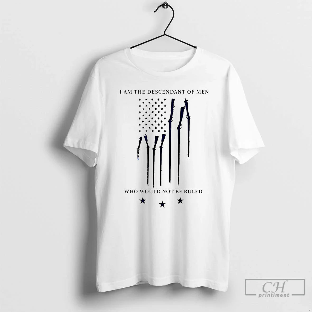 Premium I Am The Descendant Of Men Who Would Not Be - Adult & Kids T-Shirts, Sweatshirts & Hoodies apparel design preview 1