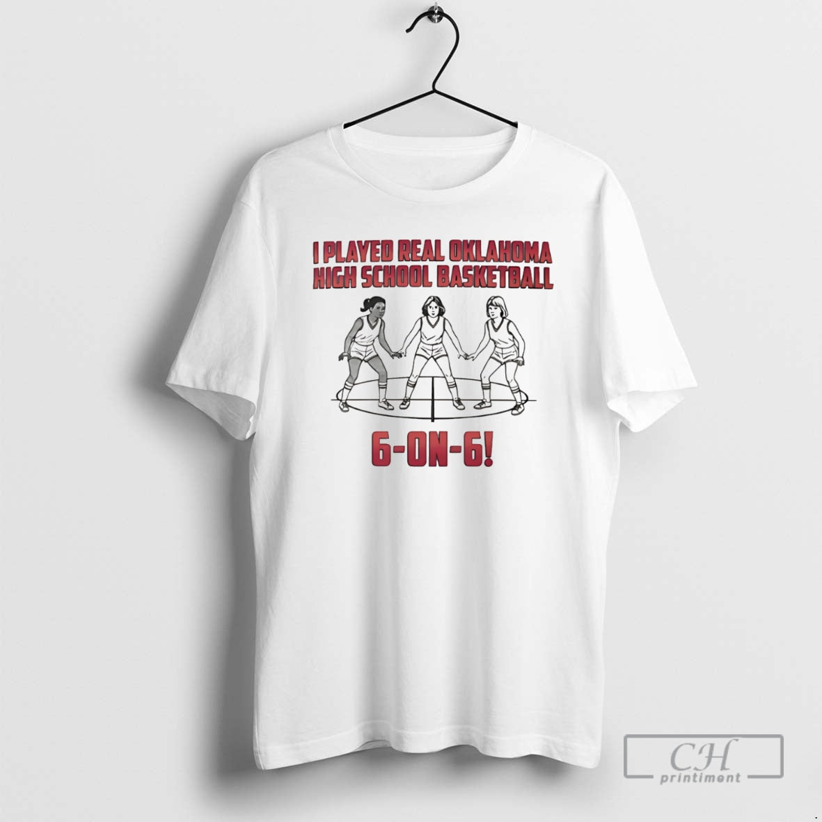 Premium I Played Real Oklahoma High School Basketball - Adult & Kids T-Shirts, Sweatshirts & Hoodies apparel design preview 1