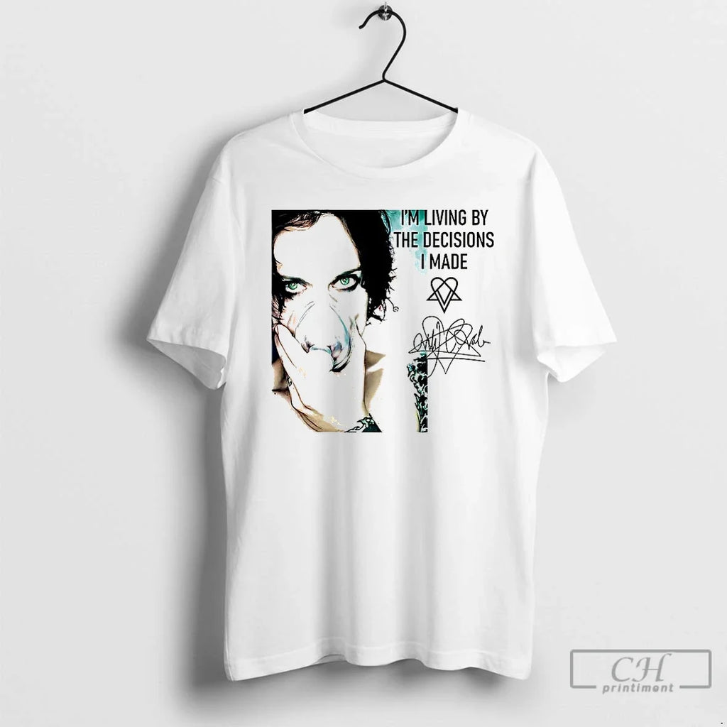 Premium Im Living By The Decisions I Made Signature - Adult & Kids T-Shirts, Sweatshirts & Hoodies apparel design preview 1