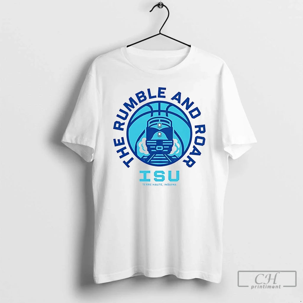 Premium Indiana State Sycamores Rumble And Roar - Adult & Kids T-Shirts, Sweatshirts & Hoodies apparel design preview 1