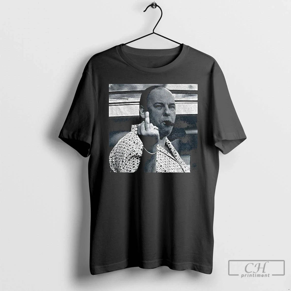 Premium James Gandolfini Middle Finger The Sopranos - Adult & Kids T-Shirts, Sweatshirts & Hoodies apparel design preview 1