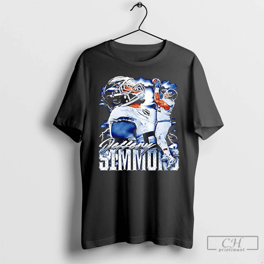 Premium Jeffery Simmons Tennessee Titans Catch - Adult & Kids T-Shirts, Sweatshirts & Hoodies apparel design preview 1