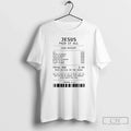 Premium Jesus Paid It All Cash Receipt Loves - Adult & Kids T-Shirts, Sweatshirts & Hoodies apparel design preview 1
