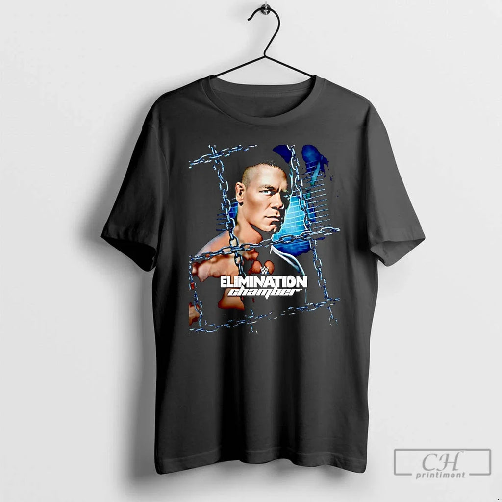 Premium John Cena Elimination Chamber Graphic - Adult & Kids T-Shirts, Sweatshirts & Hoodies apparel design preview 1