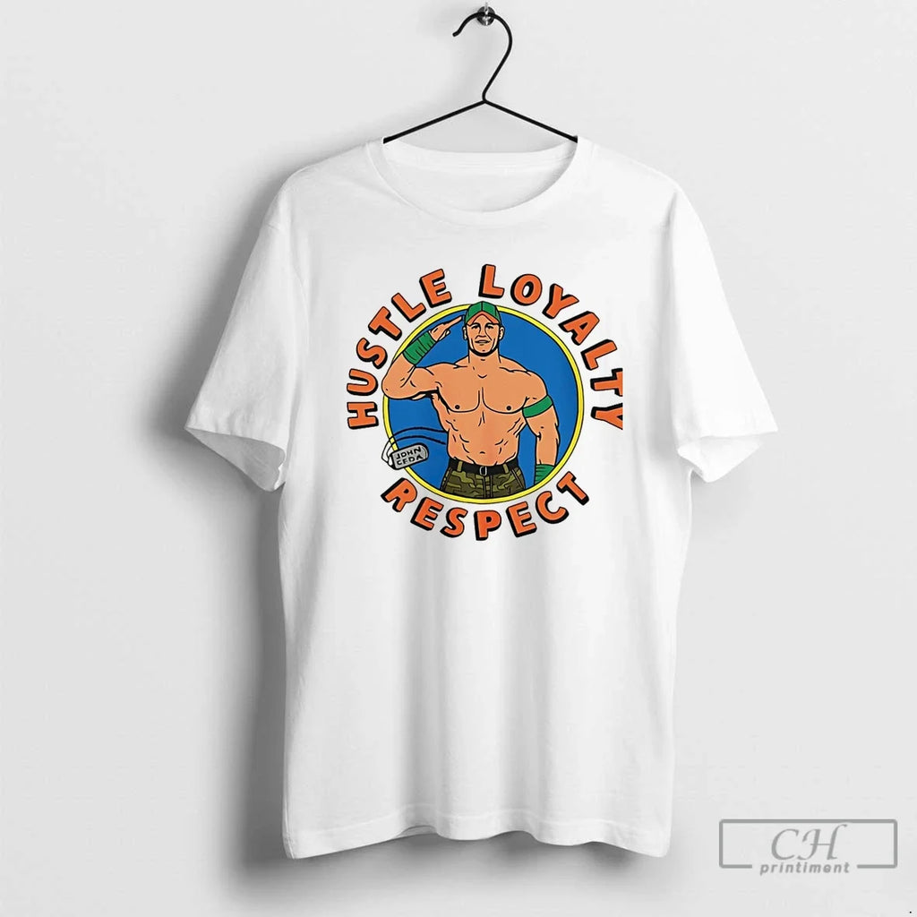 Premium John Cena Hustle Loyalty Respect Christmas - Adult & Kids T-Shirts, Sweatshirts & Hoodies apparel design preview 1