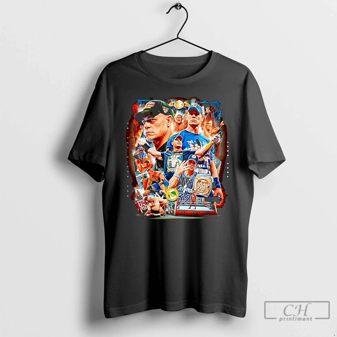 Premium John Cena The Last Time Is Now Championship - Adult & Kids T-Shirts, Sweatshirts & Hoodies apparel design preview 1