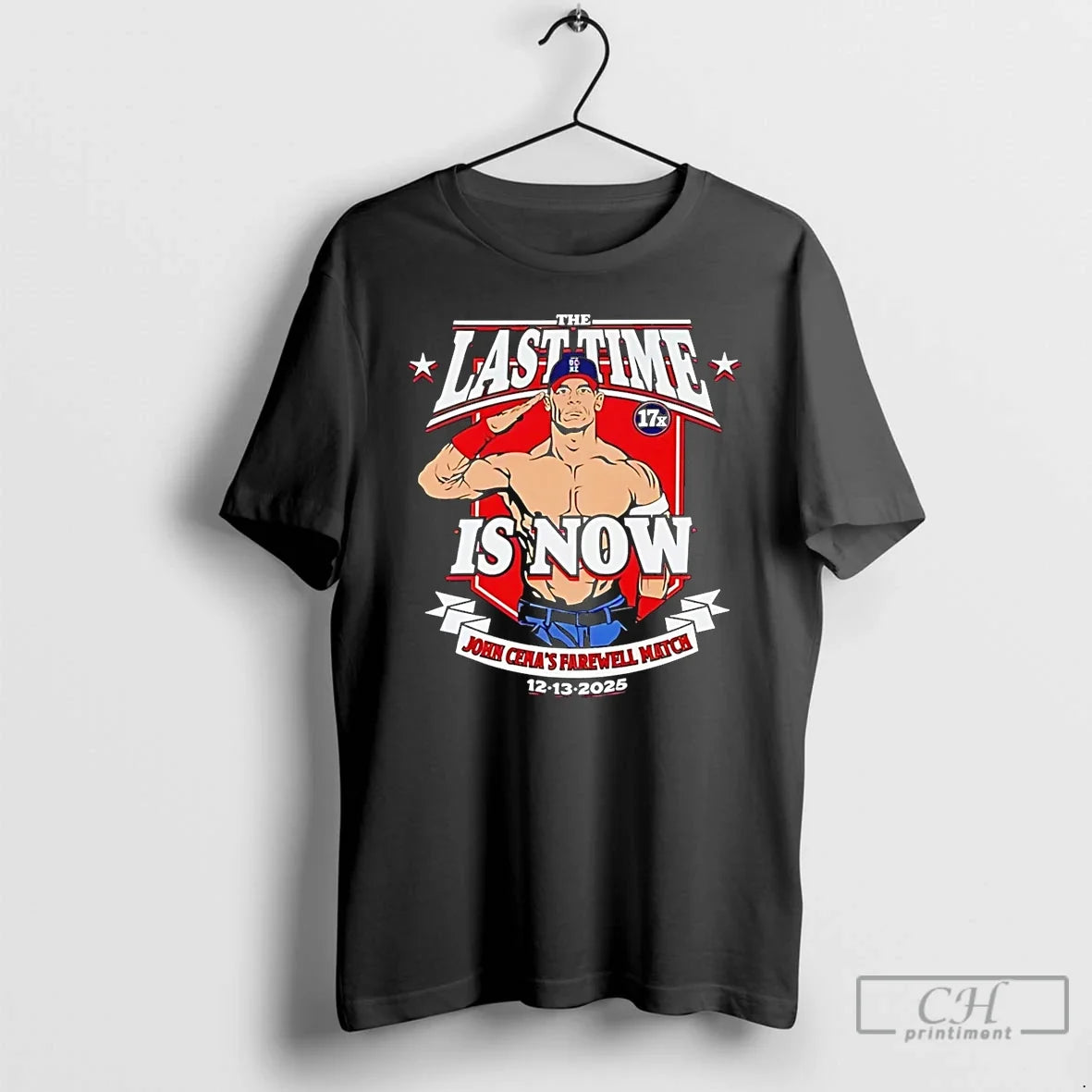 Premium John Cena The Last Time Is Now Farewell Match - Adult & Kids T-Shirts, Sweatshirts & Hoodies apparel design preview 1