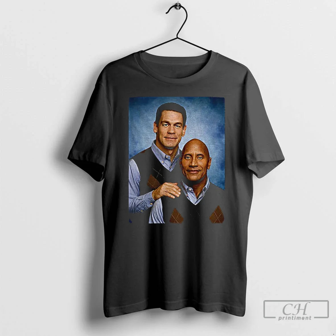 Premium John Cena Vs The Rock Step Brothers - Adult & Kids T-Shirts, Sweatshirts & Hoodies apparel design preview 1