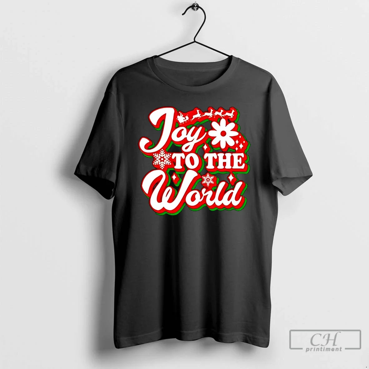 Premium Joy To The World Funny Merry Christmas - Adult & Kids T-Shirts, Sweatshirts & Hoodies apparel design preview 1