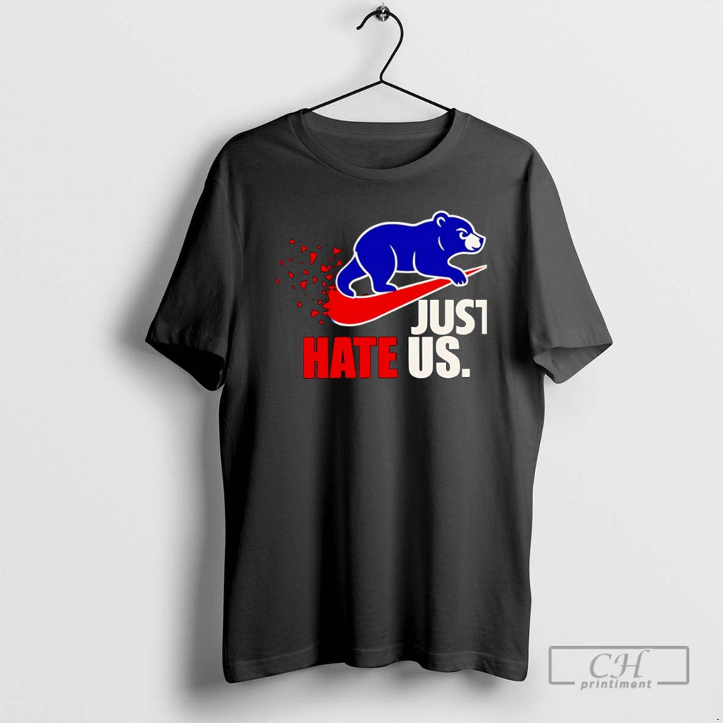Premium Just Hate Us Chicago Cubs Sweater - Adult & Kids T-Shirts, Sweatshirts & Hoodies apparel design preview 1