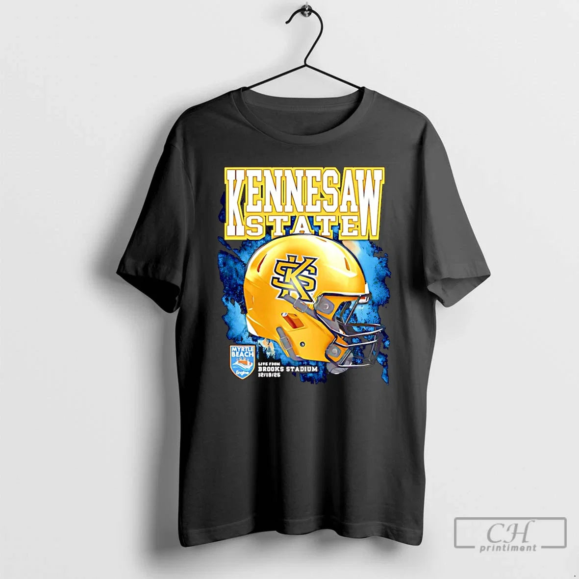 Premium Kennesaw State Owls Ksu Myrtle Beach Bowl - Adult & Kids T-Shirts, Sweatshirts & Hoodies apparel design preview 1