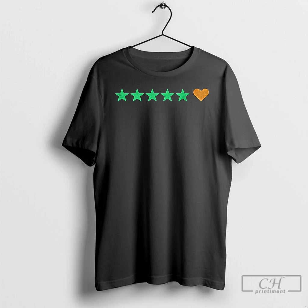Premium Letterboxd 5 Stars Heart - Adult & Kids T-Shirts, Sweatshirts & Hoodies apparel design preview 1