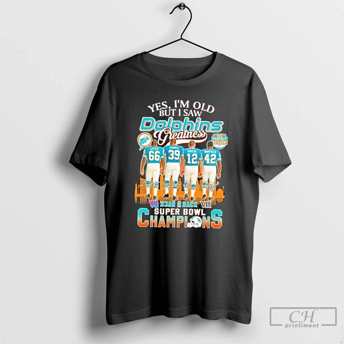 Premium Little Csonka Griese Warfield Yes Im Old But - Adult & Kids T-Shirts, Sweatshirts & Hoodies apparel design preview 1