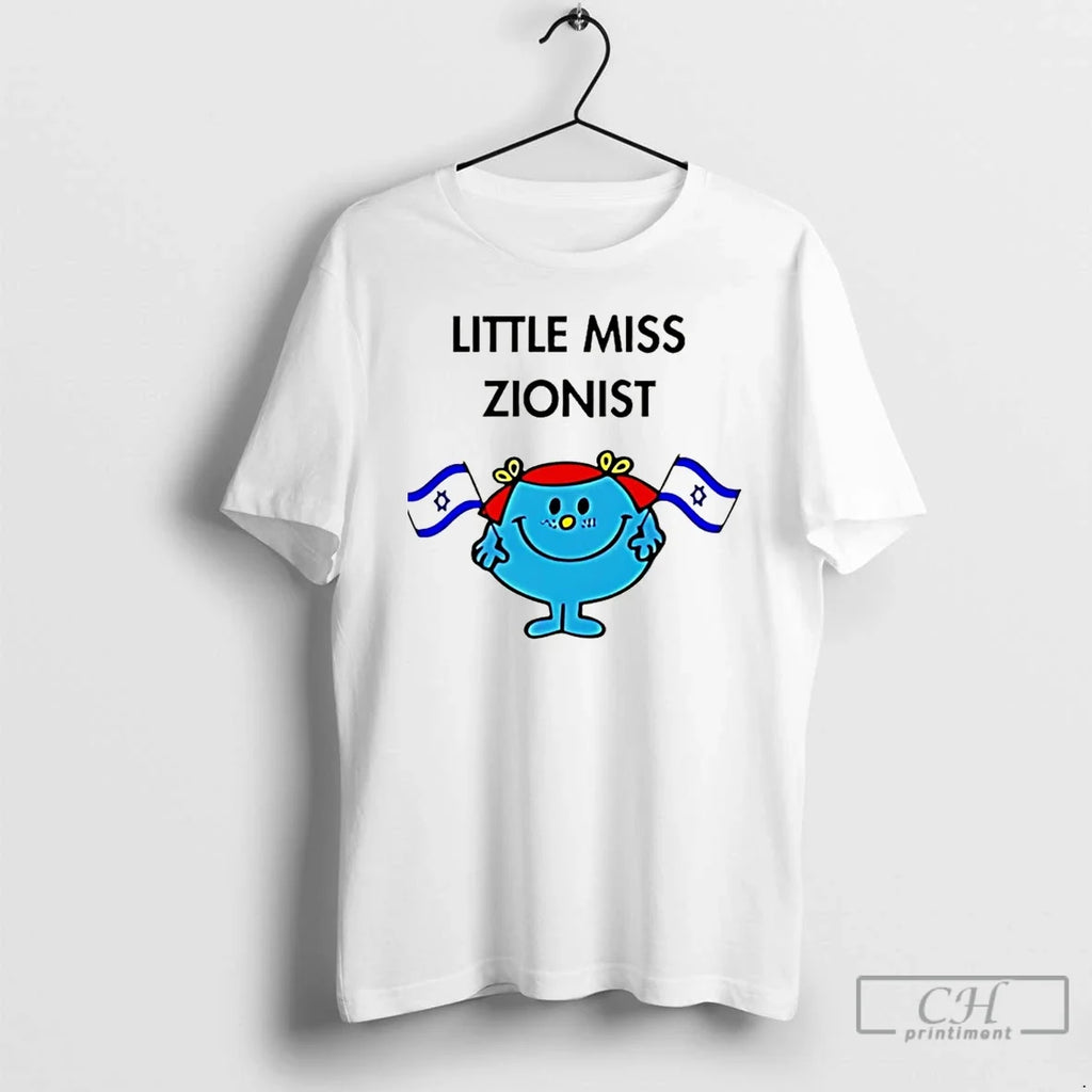 Premium Little Miss Zionist Jew Flag Christmas - Adult & Kids T-Shirts, Sweatshirts & Hoodies apparel design preview 1