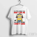 Premium Minion Im 97 Sure You Dont Like Me 100 I Care - Adult & Kids T-Shirts, Sweatshirts & Hoodies apparel design preview 1