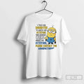 Premium Minions For Complaints About My Daughters - Adult & Kids T-Shirts, Sweatshirts & Hoodies apparel design preview 1