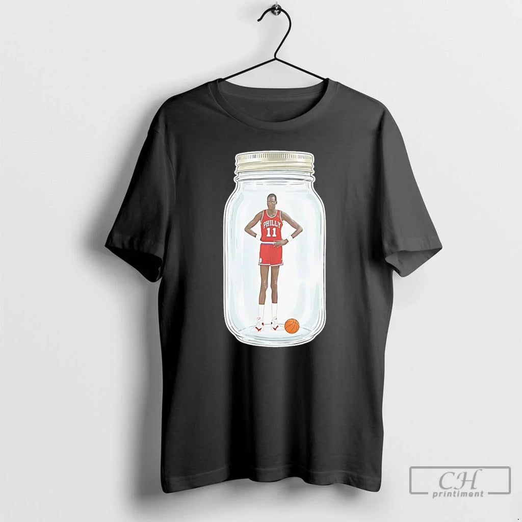 Premium Minute Manute Bol Philadelphia 76ers - Adult & Kids T-Shirts, Sweatshirts & Hoodies apparel design preview 1