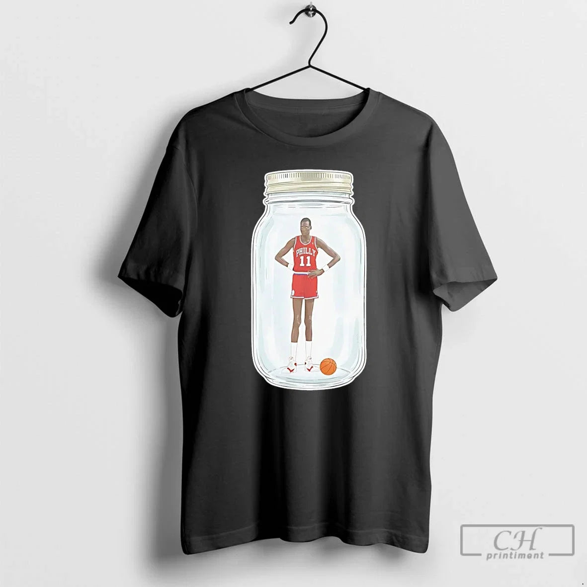 Premium Minute Manute Bol Philadelphia 76ers - Adult & Kids T-Shirts, Sweatshirts & Hoodies apparel design preview 1