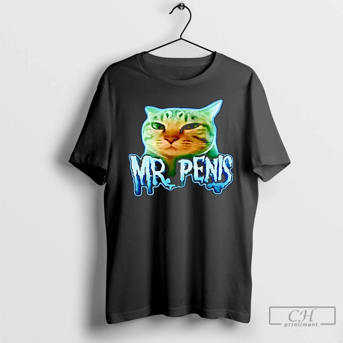 Premium Mr Penis Cat Meme Christmas - Adult & Kids T-Shirts, Sweatshirts & Hoodies apparel design preview 1