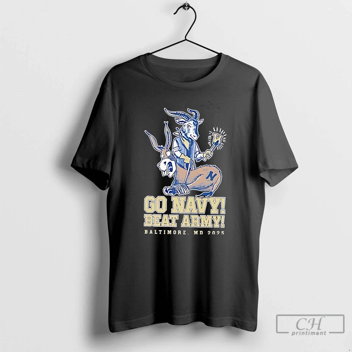 Premium Navy Midshipmen 2025 Champions Go Beat Army - Adult & Kids T-Shirts, Sweatshirts & Hoodies apparel design preview 1