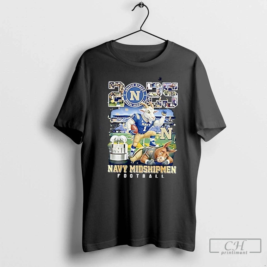 Premium Navy Midshipmen 2025 Commander In Chiefs - Adult & Kids T-Shirts, Sweatshirts & Hoodies apparel design preview 1