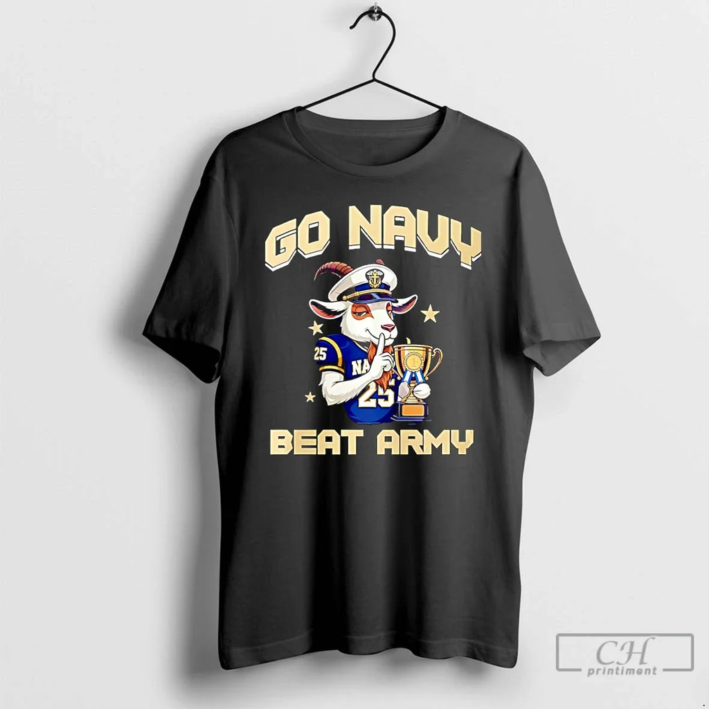 Premium Navy Midshipmen Football 2025 Cic Trophy - Adult & Kids T-Shirts, Sweatshirts & Hoodies apparel design preview 1