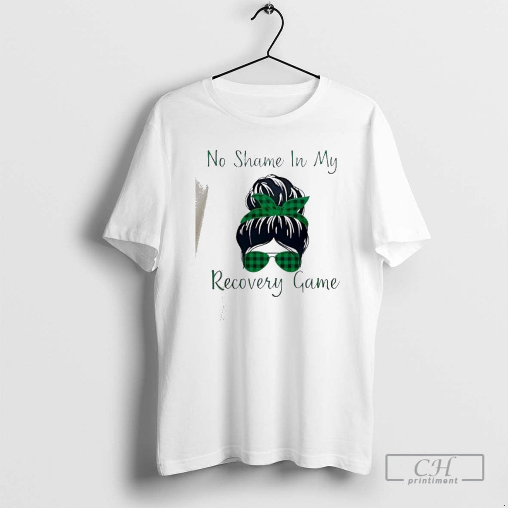 Premium No Shame In My Recovery Game Green Sweater - Adult & Kids T-Shirts, Sweatshirts & Hoodies apparel design preview 1