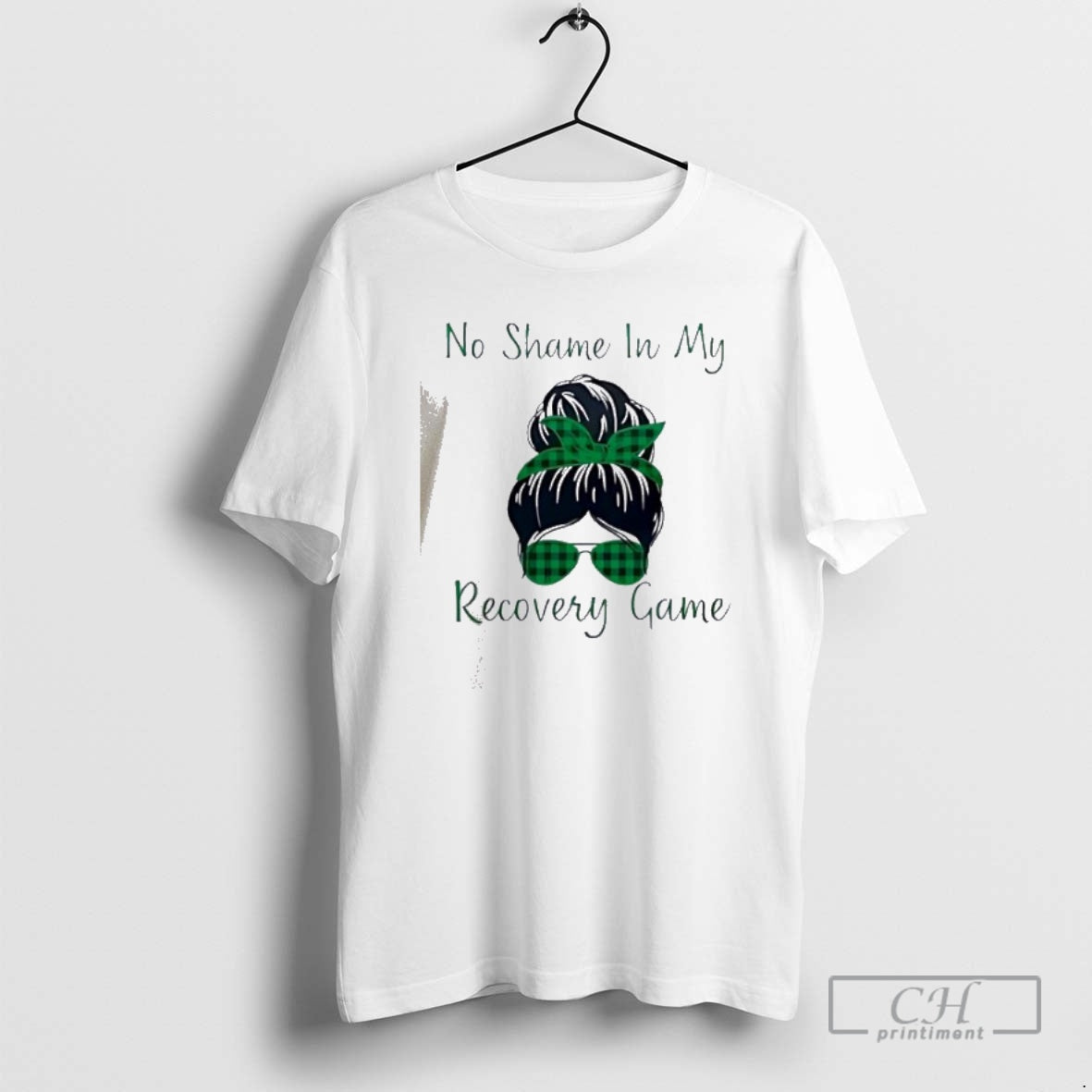 Premium No Shame In My Recovery Game Green Sweater - Adult & Kids T-Shirts, Sweatshirts & Hoodies apparel design preview 1