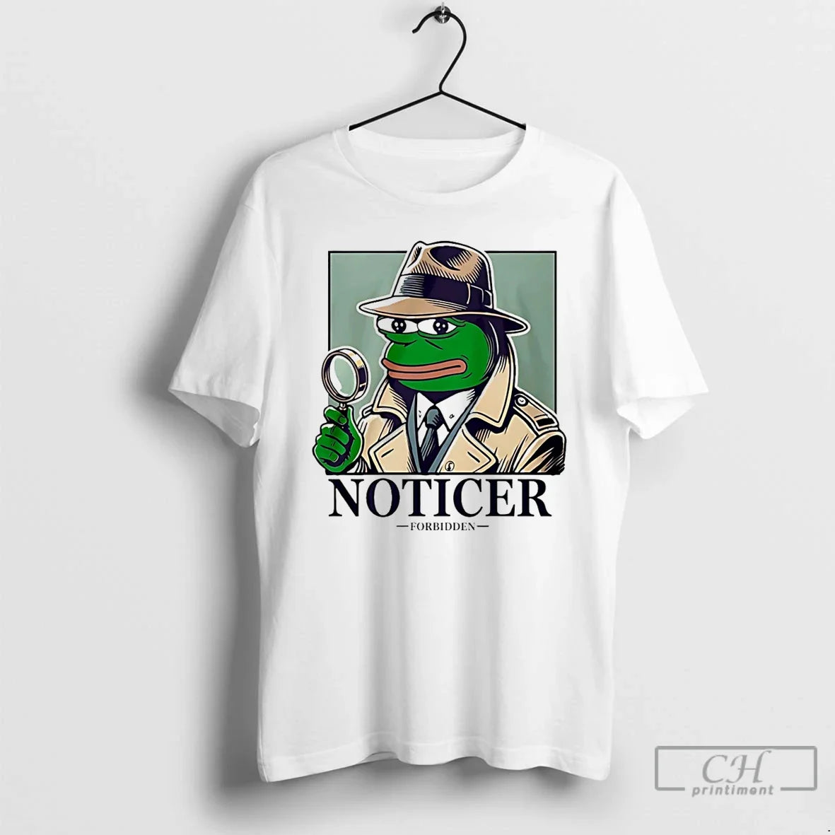 Premium Noticer Pepe Forbidden - Adult & Kids T-Shirts, Sweatshirts & Hoodies apparel design preview 1
