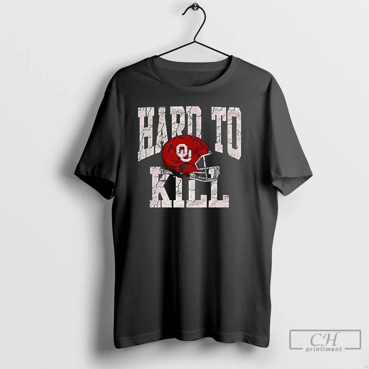 Premium Oklahoma Sooners Helmet Hard To Kill - Adult & Kids T-Shirts, Sweatshirts & Hoodies apparel design preview 1