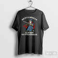 Premium Outta Spells But Not Shells Wizard Holding - Adult & Kids T-Shirts, Sweatshirts & Hoodies apparel design preview 1