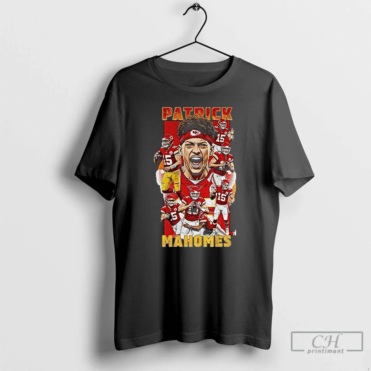 Premium Patrick Mahomes Football Chiefs Kingdom - Adult & Kids T-Shirts, Sweatshirts & Hoodies apparel design preview 1