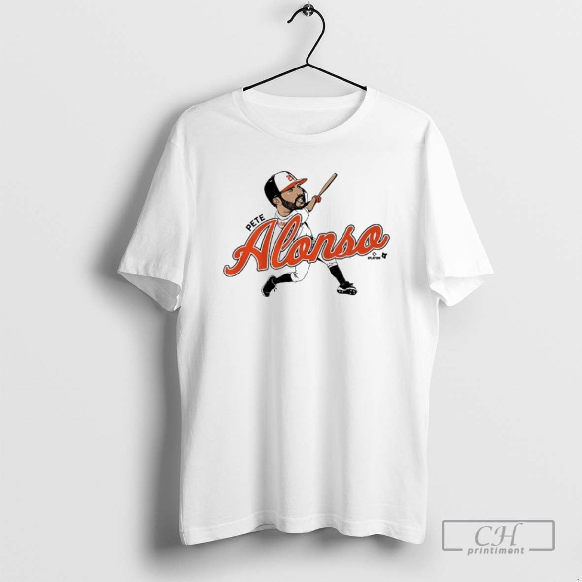 Premium Pete Alonso Caricature Baltimore Orioles - Adult & Kids T-Shirts, Sweatshirts & Hoodies apparel design preview 1
