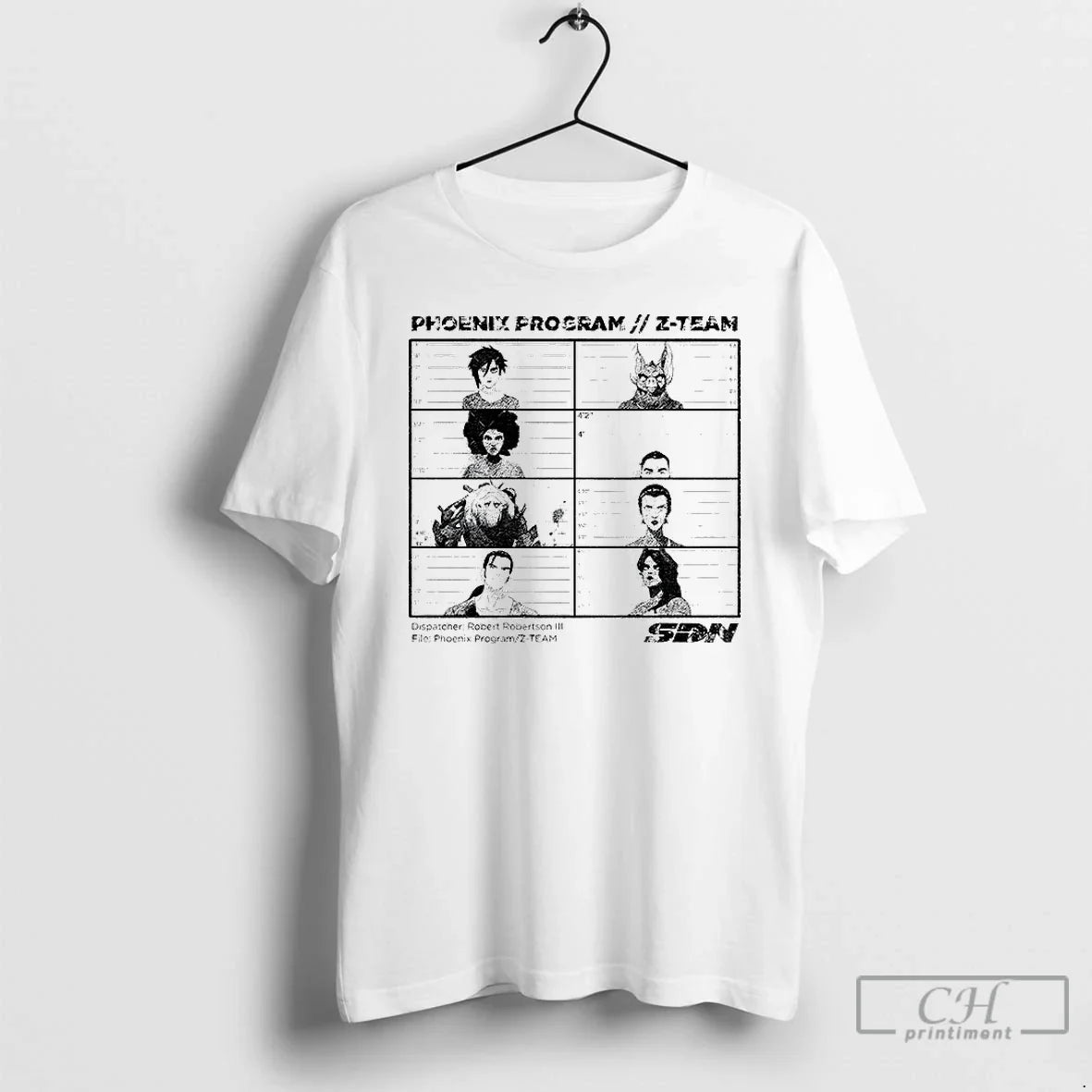 Premium Phoenix Programs Dispatch Z Team Graphic - Adult & Kids T-Shirts, Sweatshirts & Hoodies apparel design preview 1