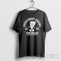 Premium Pizza Everybody Knows One Bite The Rules - Adult & Kids T-Shirts, Sweatshirts & Hoodies apparel design preview 1