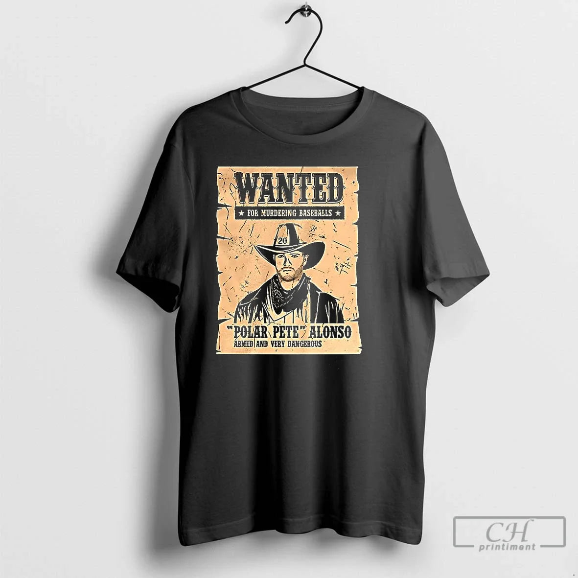 Premium Polar Pete Alonso Wanted For Murdering - Adult & Kids T-Shirts, Sweatshirts & Hoodies apparel design preview 1